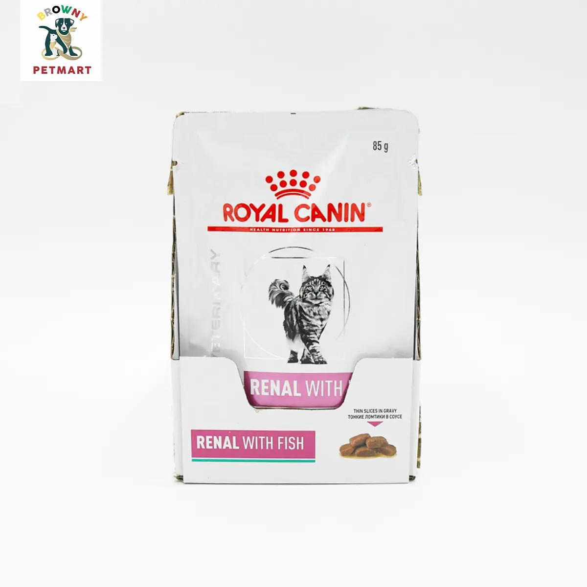 อาหารแมวประกอบการรักษาโรคไต ชนิดเปียก (RENAL WITH FISH)